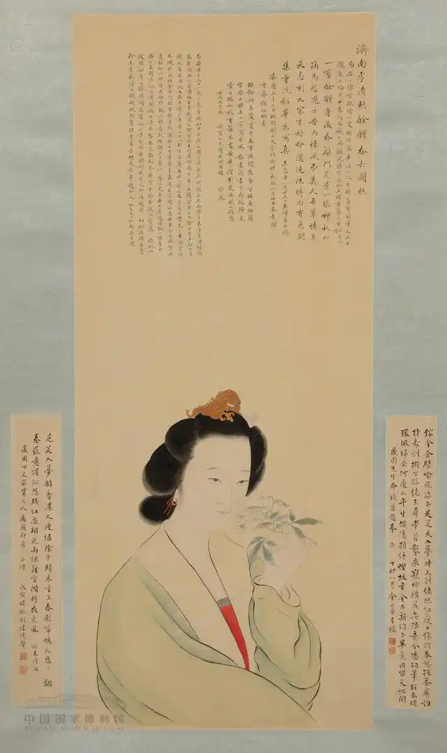 李清照像（國(guó)家博物館供圖）克里克展柜